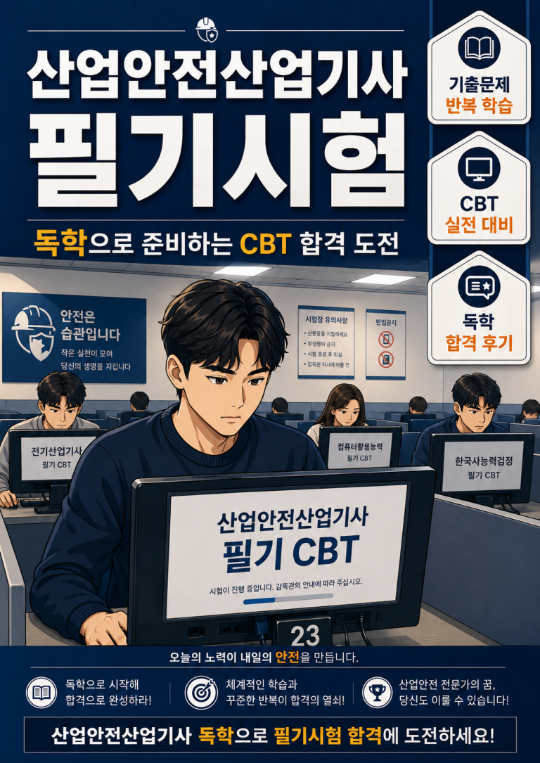 ai로 생성한 필기시험 보는 장면